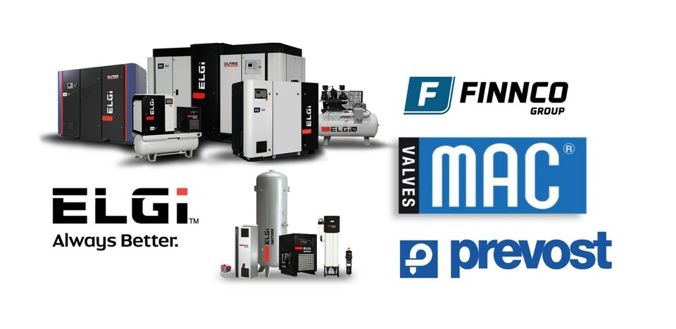 Finnco Group distribute air compressors and pneumatics in the upper North Island